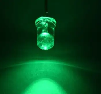  1000 dona 3 mm yashil Super yorqin tarqalgan LED yorug'lik lampalari
