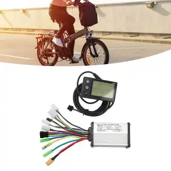 36V 48V 350 Vt elektr velosiped konvertatsiya to'plami diy elektr velosipedlari/skuterlari uchun cho'tkasiz sinus uch rejimli boshqaruvchi