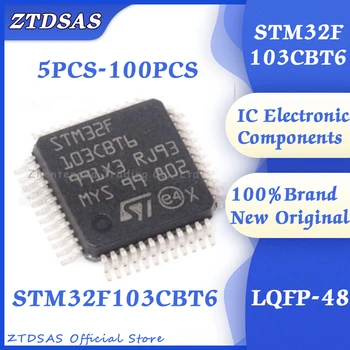 5PCS-100pcs yangi STM32F103CBT6 STM32F103CB STM32F103 STM32F STM32 STM IC MCU Chip LQFP-48