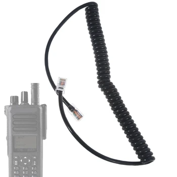 8 pin RJ-45 uchun RJ-45 8pin mikrofon kabel kabeli HM-151 OPC-1153 HM-98 HM-133 IC-207h avtomobil radiolari uchun qo'l mikrofon bardoshli