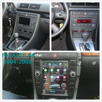 Audi A4 2004-2008 avtomobil Stereo radiosi uchun ekran Android 11 Tesla Radio pleer GPS navigatsiya Bosh birligi