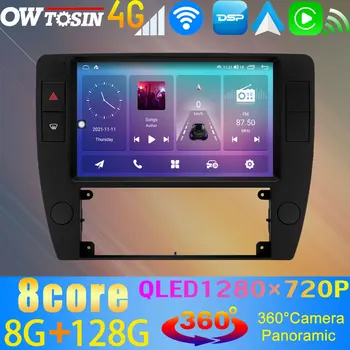 Boytosin 8core 8+128G Android 10 avtomobil Multimedia uchun Volksvagen Vv Passat B5 2000-2005 GPS navigatsiya Radio CarPlay avtomatik Bosh birligi