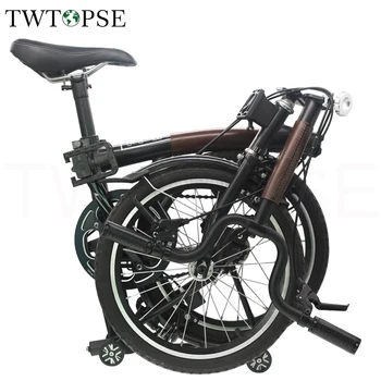 Brompton katlanadigan velosiped velosiped 3sixty PIKES korpuslari aksessuari uchun qo'lda ishlangan charm velosiped ramkasi Stem Strip Protector qopqog'i