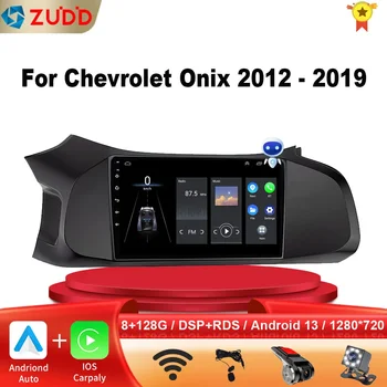 Chevrolet Onix uchun 9 dyuymli 2 Din Android avtomobil radiosi 2012 - 2014 2015 2016 2016- 2019 GPS CarPlay 2din Multimedia pleer