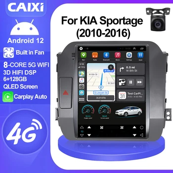 KIA Sportage 9 SL uchun CAIXI GX4 Pro 3G 2010-2016 Tesla uslubi avtomobil Radio Multimedia Video Player 2 din Android Carplay Avto GPS