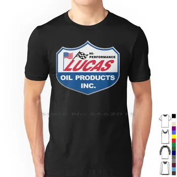 Lucas Oil Racing Logotipi Essential T-Shirt T Shirt 100% Paxta Lucas Oil Racing Logotipi Essential Qisqa Uzun Qisma Tee Top