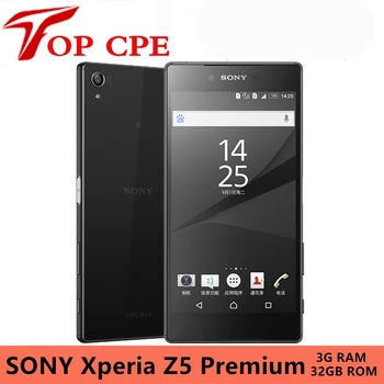 Original Sony Xperia Z5 Premium E6853 Unlocked GSM 4G LTE Android Octa Core RAM 3GB ROM 32GB 5.5 