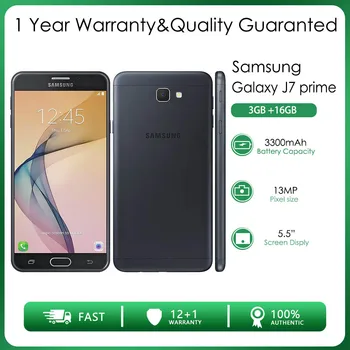 Original Unlocked Samsung Galaxy J7 bosh SM-G610 4G bir SIM 3GB RAM+16GB 13MP 5.5 