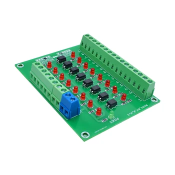 PNP chiqishi PLC Signal konvertori adapteri 24v dan 3,3 V gacha 12V 5v 8 kanalli 8bit fotoelektrik izolyatsiya moduli darajadagi kuchlanish konvertori
