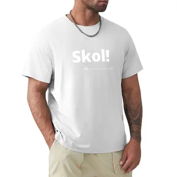 Skol! T-Shirt cute tops Koreya moda erkaklar katta va baland bo'yli futbolkalar