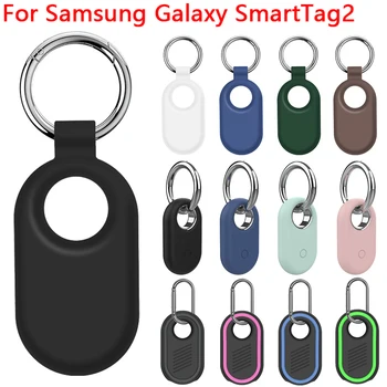 SmartTag Uchun 2 Samsung Galaxy SmartTag2 Smart Tag Uchun Case Portable Protector Cover 2 Soft Silikon Himoya Qobig'i Teri Qopqog'i