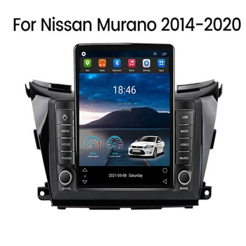 Tesla uslubi uchun 2 Din Android 12 Nissan Murano uchun avtomobil Radio 3 Z52 2014 + Multimedia Video Player GPS Stereo RDS Carplay kamera