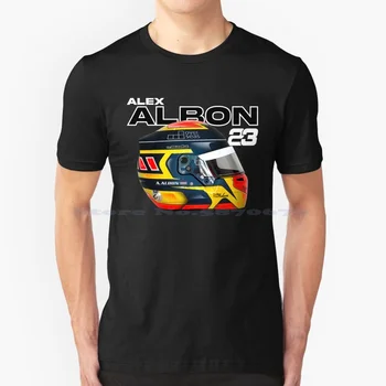 Top Merch Alb 23 T Shirt 100% Paxta Tee Aleks Albon Aleksandr Albon Ansusinha Scuderia Toro Rosso Dtm Corse 23 Alb