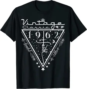 Yangi 60 yoshli sovg'alar Vintage 1962 cheklangan nashri 60 tug'ilgan kuni T-Shirt S-3XL