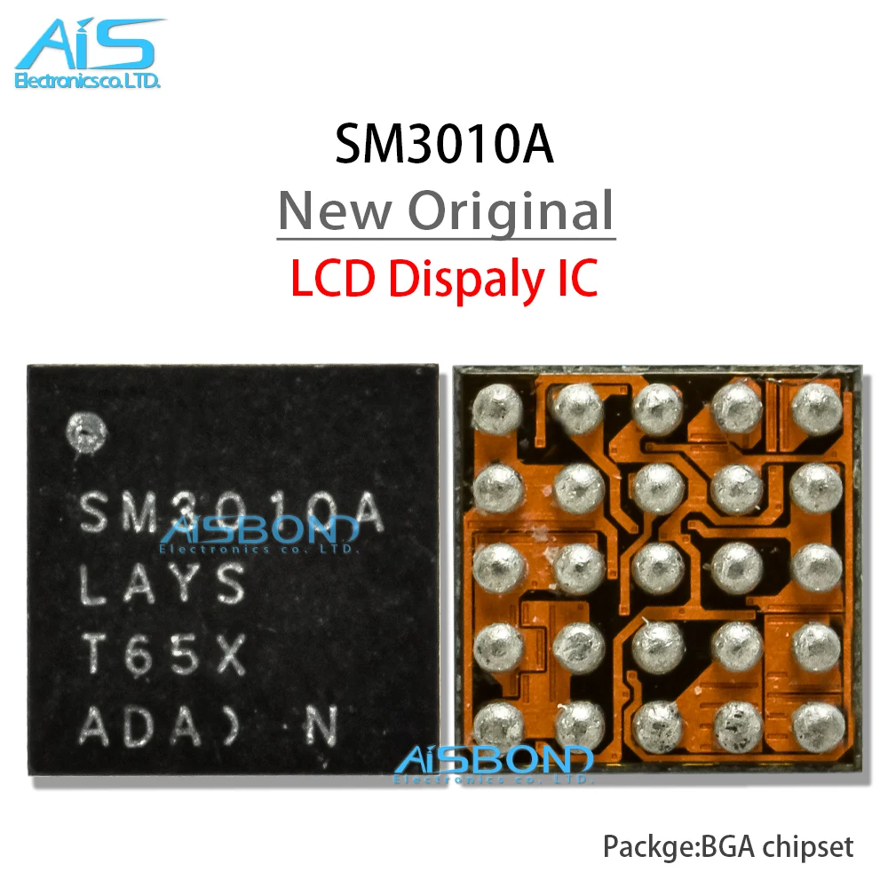10dona / lot yangi Original SM3010 SM3010A SM3010B Sm5106 Sm5109 5109 5106 Samsung aqlli mobil telefon uchun LCD displey IC Chip
