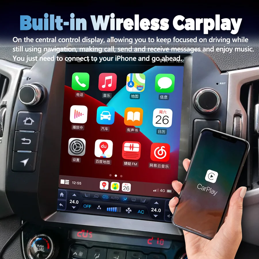 Kia Sportage R uchun 2din Android Tesla ekran 2014 2015 256GB avtomobil Multimedia Radio Video Player Carplay GPS Autoradio Bosh birligi